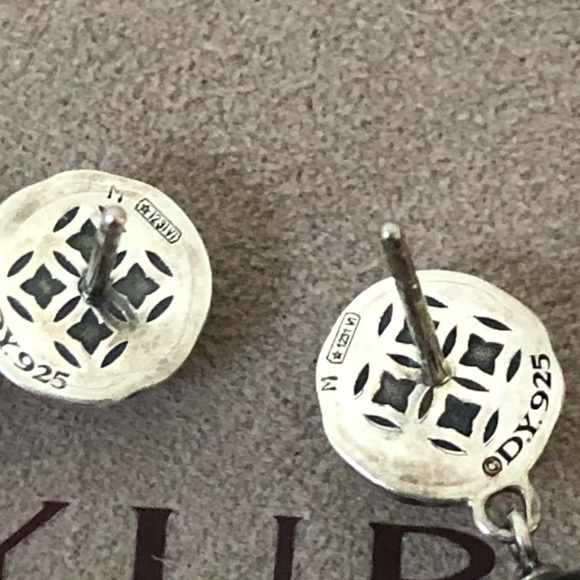 🔴Authentic DAVID YURMAN Vintage Hematite Drop Earrings 🔴♥️ - Picture 6 of 11